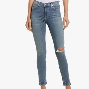 Citizens of Humanity women’s rocket ankle mid-rise skinny jeans size 24